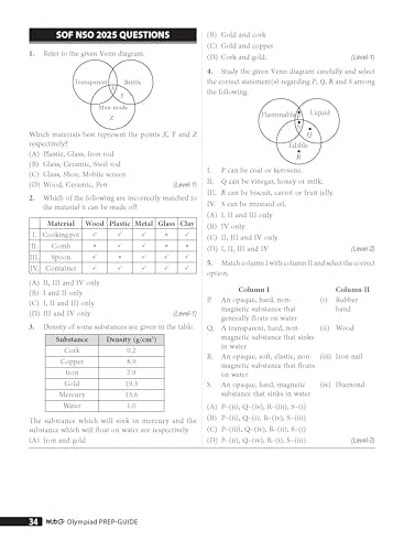 MTG Science (ISO) Olympiad Prep Guide Class 6 | Detailed Theory, Exercise with Self Test For Practice | SOF Olympiad Books For Exam 2026-27 (Useful For Level-1 & 2)