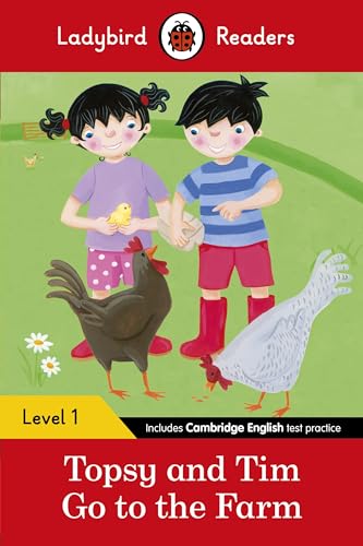 Topsy and Tim: Go to the Farm - Ladybird Readers Level 1 book cover