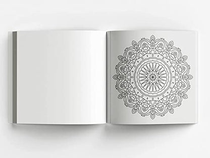 Mandala Art Book for Kids Tear Out Sheets (Enhance Art Coloring, Drawing Skills, Mandala Practice) High Quality Big 160 GSM for Frame After Colouring - Perfect Gift for Teens