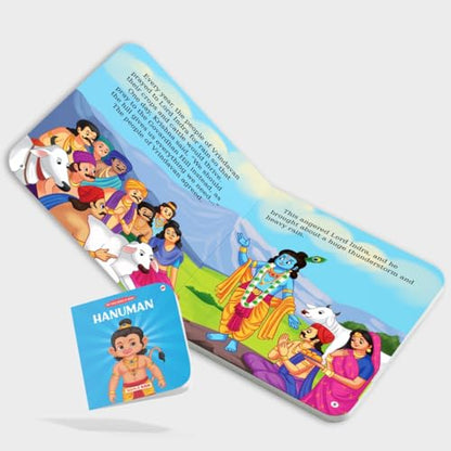 Story Books for Kids - Krishna, Hanuman, Ganesha, Rama (Set of 4 Books) - Illustrated Board Book for Children - Cultural and Traditional Stories for ... Mythology Stories for Kids - Age 0 - 2 Years
