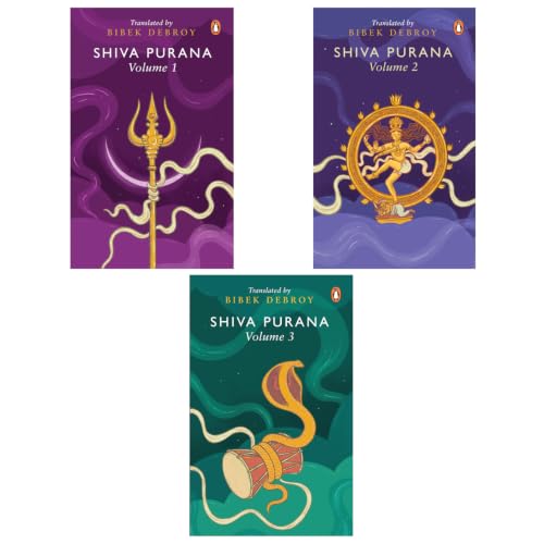 Shiva Purana Boxset (Set of 3): A Collectible Boxset of Volumes 1, 2 and 3 by Bibek Debroy: Hindu Mythology, Sacred Hindu Texts, Indian Philosophy & Spiritual Classics