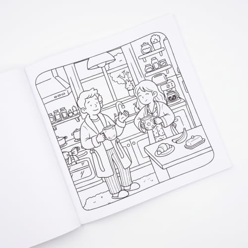 The Hummingbird Cozy Moments: A Cozy Coloring Book for All Ages Featuring Family, Friendship, Mother-Daughter Scenes, Hygge, Slow Living & Heartwarming Everyday Rituals (Cozy Travel Book Series)