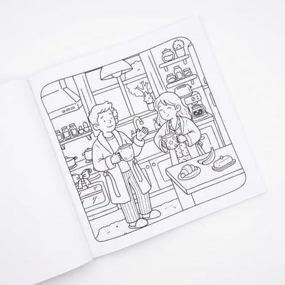 The Hummingbird Cozy Moments: A Cozy Coloring Book for All Ages Featuring Family, Friendship, Mother-Daughter Scenes, Hygge, Slow Living & Heartwarming Everyday Rituals (Cozy Travel Book Series)