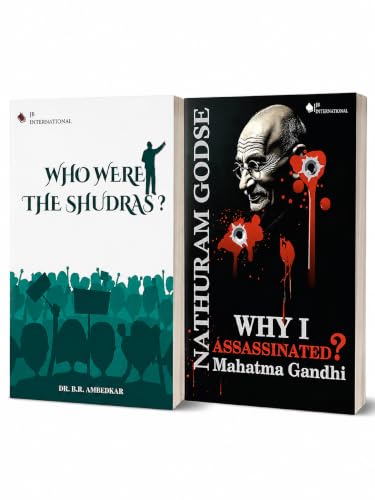Why I Assassinated Mahatma Gandhi + Who were the Shudras | Combo Set of 2 Books | Nathuram Godse, Dr. B.R. Ambedkar | For Indian Political History Readers | Paperback