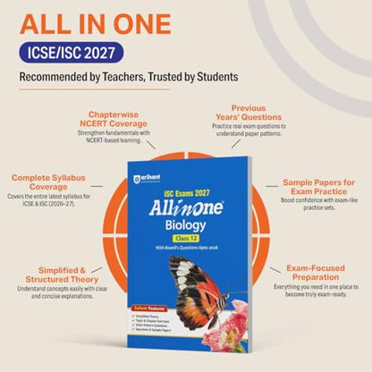 Arihant ICSE All in One Physics Class 10 Exam 2027 | Complete Study Guide with Internal Assessment | Theory, Chapter Exercises, Sample Papers & Exam Questions