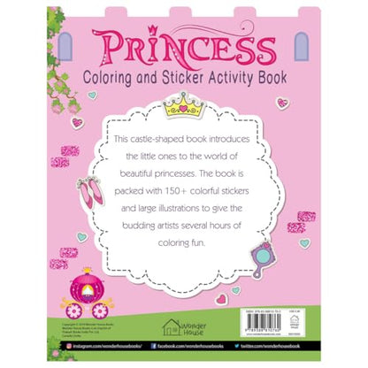 Princesses - Coloring and Sticker Activity Book (With 150+ Stickers)