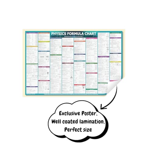 Physics Concept and Formulas Wall Chart For various Exams NEET JEE UPSC And Competitive Exams Formulae, Facts, Tables, Graphs Wall Chart Quick Revision Latest Poster Big Size– 1 January 2023