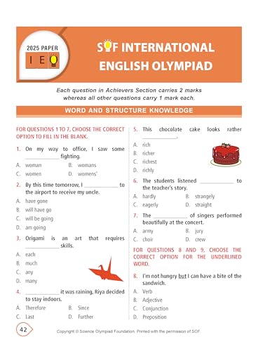 MTG International English Olympiad (IEO) Workbook Class 4 - Chapter-wise MCQs with Achievers Section - SOF Olympiad Books For 2026-27 Exam