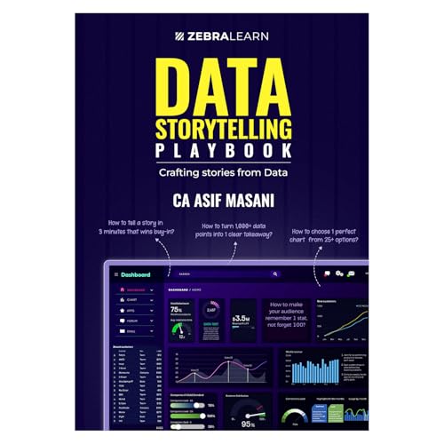 Data Storytelling Playbook: Crafting Stories from Data | Turn Numbers into Narratives that Drive Business Decisions | By CA Asif Masani | ZebraLearn