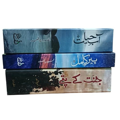 Peer e kamil, Aabe Hayat, Jannat ke patte Urdu novels (Pack of 3)