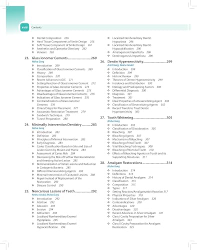 Textbook of Operative Dentistry, 5/E for BDS Students and Dental Practitioners | 35 Chapters, DCI Syllabus-Aligned with 18 Free Online Videos, Clinical Case Photos and Comparison Tables: 1
