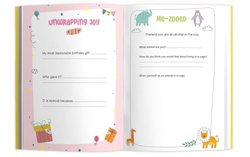 My First Journal-About Me: A Guided Journal for Kids | Fun Prompts, Drawings & Writings for Kids to Explore, Express, and Discover Themselves I Ages 8+ [Select Learning]
