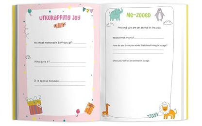 My First Journal-About Me: A Guided Journal for Kids | Fun Prompts, Drawings & Writings for Kids to Explore, Express, and Discover Themselves I Ages 8+ [Select Learning]