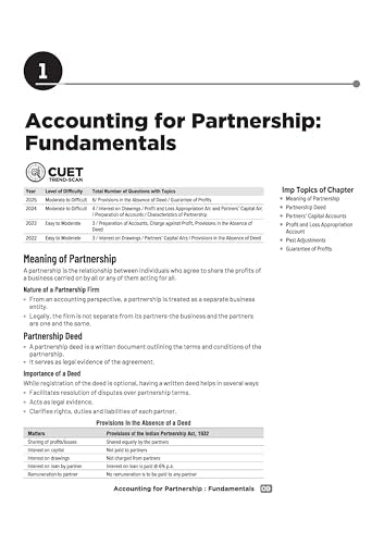Arihant CUET UG Accountancy Chapterwise Notes & Question Bank 2026 | Based on Latest NTA Pattern | Chapterwise Quick Notes, NCERT Based MCQs, Case & ... + CUET 2025 Solved Paper | English Medium