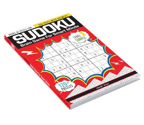 Sudoku - Brain Games for Smart Minds: Box Set of 3 | Logic Building & Critical Thinking for Kids | Ages 6–10 | 6 Hours of Fun