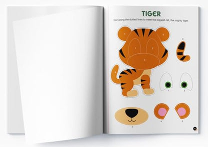 Scissor Skills: Animal (Activity Book for Kids)