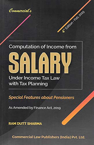 Computation of Income from Salary under Income Tax Law with Tax Planning book cover