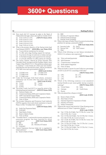 Disha 94 Topic-wise General/ Banking/ Economy Awareness Previous Year Question Bank for IBPS/ SBI/ RRB/ RBI Bank Clerk/ PO Prelim & Main Exams (2010 - 2026) 10th Edn | 100% Solved GK PYQs