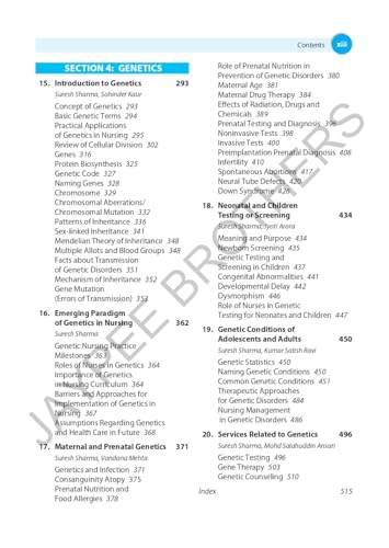 Textbook of Pharmacology, Pathology & Genetics for Nurses-II