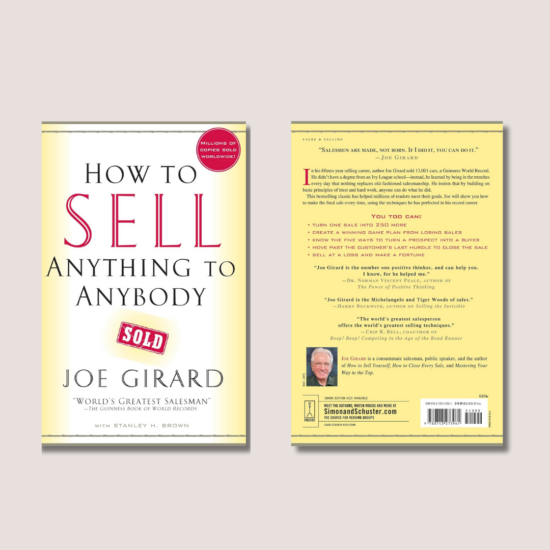 How to Sell Anything to Anybody by Joe Girard