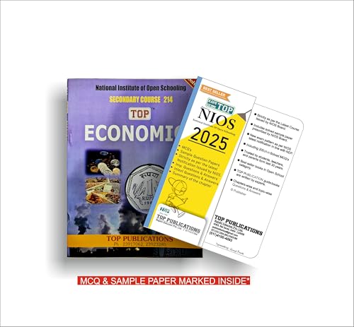 TOP NIOS Class 10 Economics 214 English Medium Guide (Including Objective Type MCQs) | Updated with Latest Syllabus and Exam Pattern as per NIOS Latest Notification