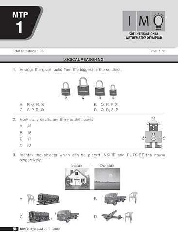 MTG Mathematics (IMO) Olympiad Prep Guide Class 1 | Detailed Theory, Exercise with Self Test For Practice | SOF Olympiad Books For Exam 2026-27 (Useful For Level-1)