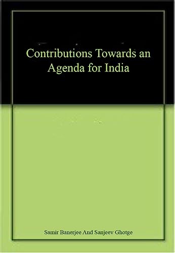 Contributions Towards an Agenda for India book cover