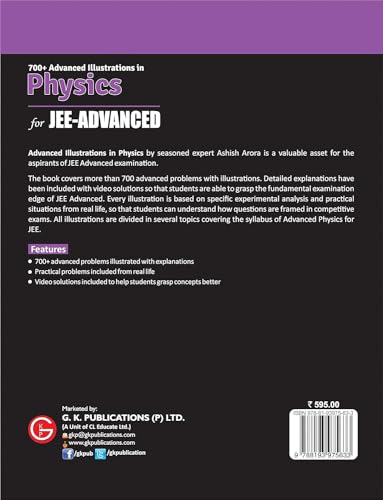 GKP Physics Galaxy: 700+ Advanced Illustrations in Physics for JEE Advanced | Concept-Based Real-Life Problems & Video Solutions | By Ashish Arora