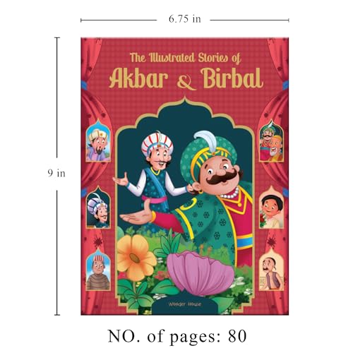 The Illustrated Wisdom Tales From India For Children (Boxed Set Of 3 Books)-Tenali Rama |Akbar And Birbal | Mulla Nasruddin Collection Of 3 Books (Illustrated Story Books)