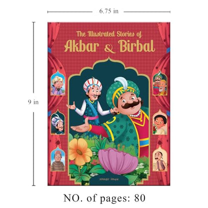 The Illustrated Wisdom Tales From India For Children (Boxed Set Of 3 Books)-Tenali Rama |Akbar And Birbal | Mulla Nasruddin Collection Of 3 Books (Illustrated Story Books)