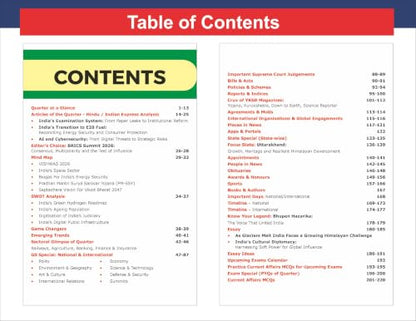 Disha Quarterly Current Affairs 2026 Vol. 3 - July to September for Competitive Exams 10th Edition | General Knowledge/ Awareness | SSC, Bank PO/ Clerk, RRB, UPSC, IAS Prelims & Mains, CDS, NDA