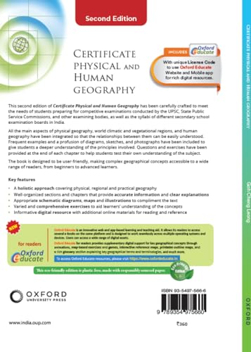 Certificate Physical and Human Geography 2nd Edition | Best Suited for UPSC Aspirants