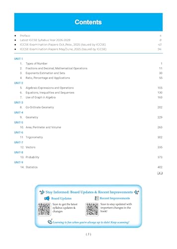 Oswaal IGCSE Mathematics (Papers 1,2,3,4) Core & Extended | Topical Past Solved Papers (2016-Oct.-Nov., 2025) | Aligned with Cambridge IGCSE™ Coursebook | with Oswaal AI