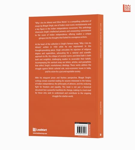 Why I Am an Atheist [Premium Paperback] | Letters & Jail Diary of Bhagat Singh | Revolutionary Writings, Political & Philosophy | Freedom Fighters & History Books| Essays on Atheism |Bhagat Singh Book