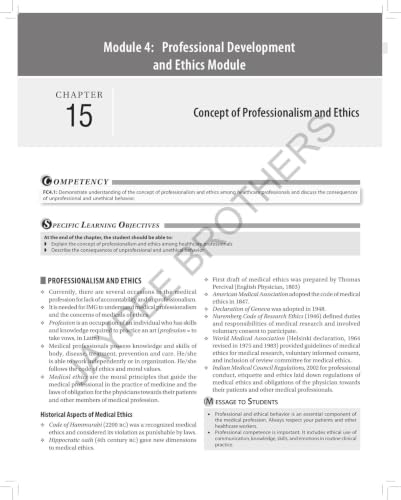 Textbook of Foundation Course and AETCOM, 2/E for MBBS 1st Year Students | Covers Professionalism, Ethics, Communication Skills, Basic Life Support, First Aid and AETCOM Modules: 1