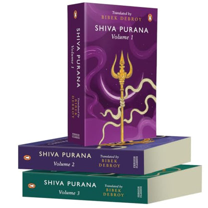 Shiva Purana Boxset (Set of 3): A Collectible Boxset of Volumes 1, 2 and 3 by Bibek Debroy: Hindu Mythology, Sacred Hindu Texts, Indian Philosophy & Spiritual Classics