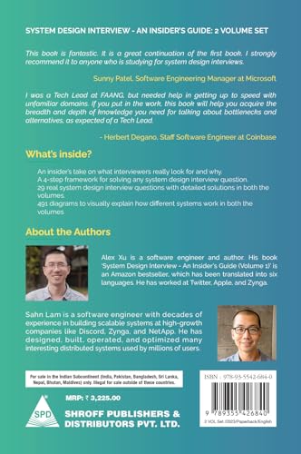 System Design Interview: An insider's guide – 2 Volume Set (Full Colour Edition)