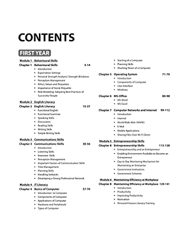 NSQF Employability Skills 1 and 2 Year (Old Edition)