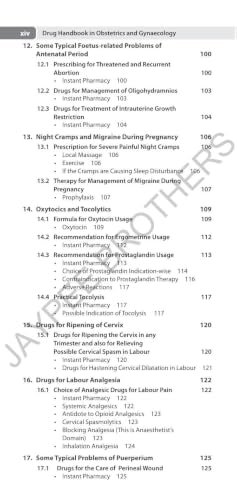 Drug Handbook in Obstetrics and Gynaecology, 4/E for Obstetricians, Gynecologists & OBG Postgraduates | Instant Pharmacy Guide to Pregnancy, Preeclampsia, Labour and Menopause Drug Therapy