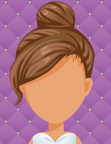 Princess Create a Face Sticker Book for Kids Ages 3-7 | Interactive Activity Book with Blank Faces to Decorate with Princess Stickers, Tiaras, Bows & ... for Girls | Imaginative Play & Creativity