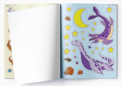 Jurassic Joyride Dinosaur Sticker Activity Book For Kids