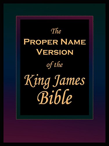 Proper Name Version of the King James Bible book cover