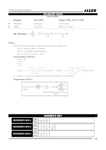 ALLEN CHEMISTRY NEET-UG Study Material Package for 11th, 12th & 12th Passed (Set of 6 Modules) in English |