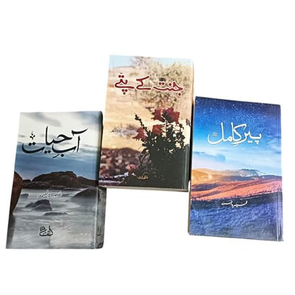 Peer e kamil, Aabe Hayat, Jannat ke patte Urdu novels (Pack of 3)
