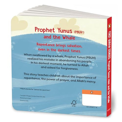 First Quran Stories: Prophet Yunus (PBUH) and the Whale: An Illustrated Story Book for Kids About Prophet | Inspirational Islamic Story | Teaches About Faith, Prayer & Mercy I Ages 5+ [Select Learning]