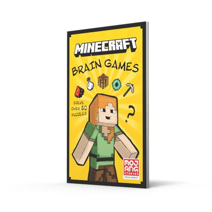 Minecraft Brain Games: An official illustrated Minecraft children’s puzzle book – perfect for kids into video games aged 7, 8, 9, 10 and 11 – new for 2025!