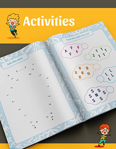 English Alphabet Writing Practice Book for Kids | Capital Letter A-Z Tracing & Activity Workbook for Nursery, LKG, Preschool | 70 Practice Boxes per Letter | Handwriting Book for Ages 3-6