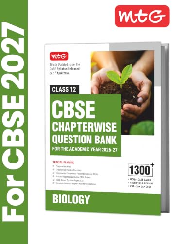 MTG CBSE Class 12 Chapterwise Question Bank Biology For 2027 Board Exam | Based on Latest CBSE Syllabus with 1300+ Questions