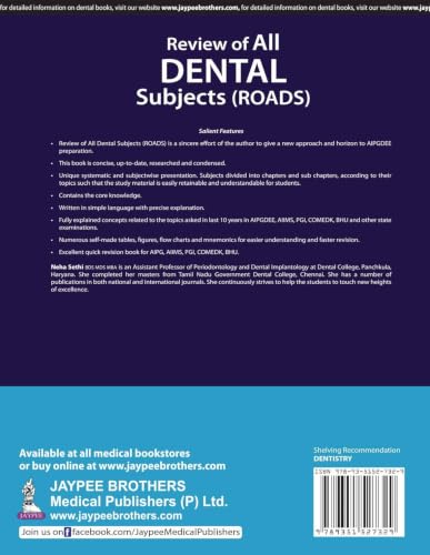 Roads:Review Of All Dental Subjects