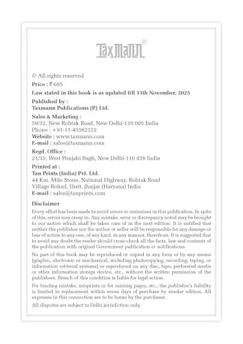 Taxmann's New Criminal Major Acts (Pocket Hardbound) [2026 Edition] – Compact & Authoritative Reference with Updated Statutory Text | Legislative Materials | Comparative Tools